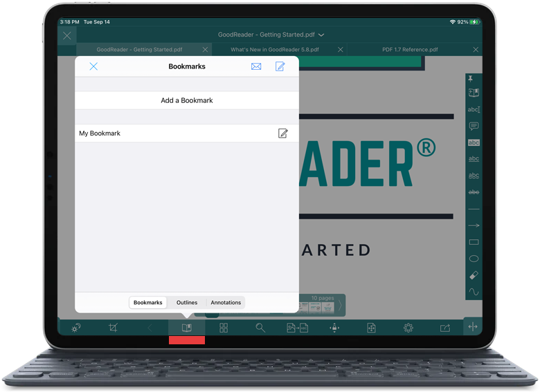 goodreader app undo goodreader app undo