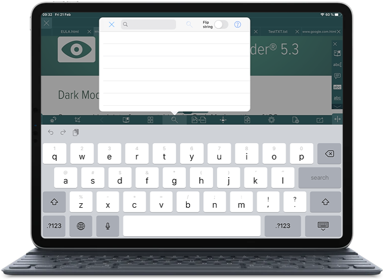 How to invert the text in a PDF in iOS